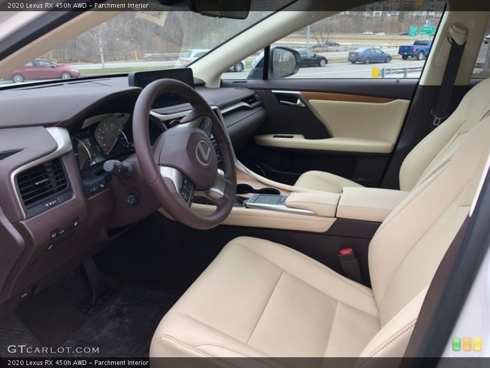 Parchment Interior Photo for the 2020 Lexus RX 450h AWD #138256479