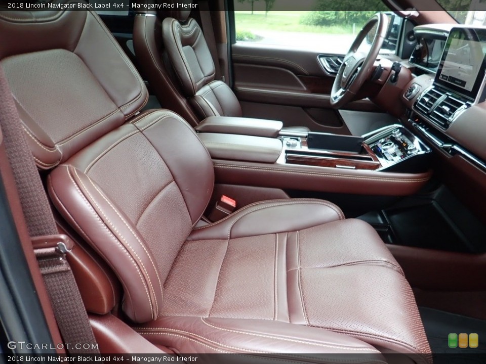 Mahogany Red Interior Front Seat for the 2018 Lincoln Navigator Black Label 4x4 #138256804