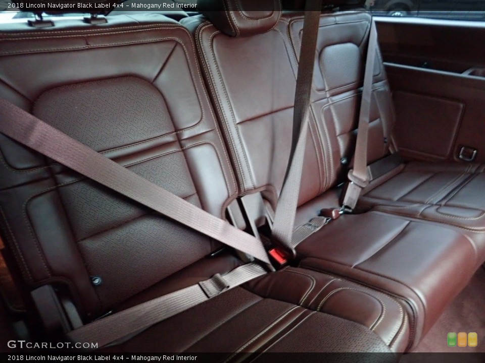 Mahogany Red Interior Rear Seat for the 2018 Lincoln Navigator Black Label 4x4 #138256899