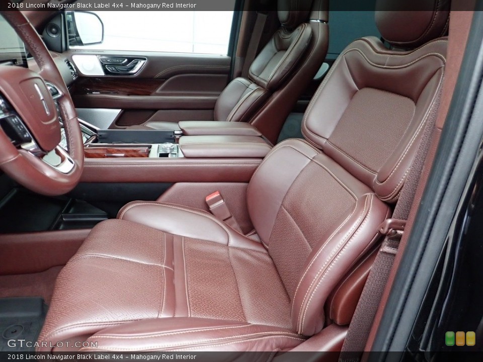 Mahogany Red Interior Front Seat for the 2018 Lincoln Navigator Black Label 4x4 #138256920
