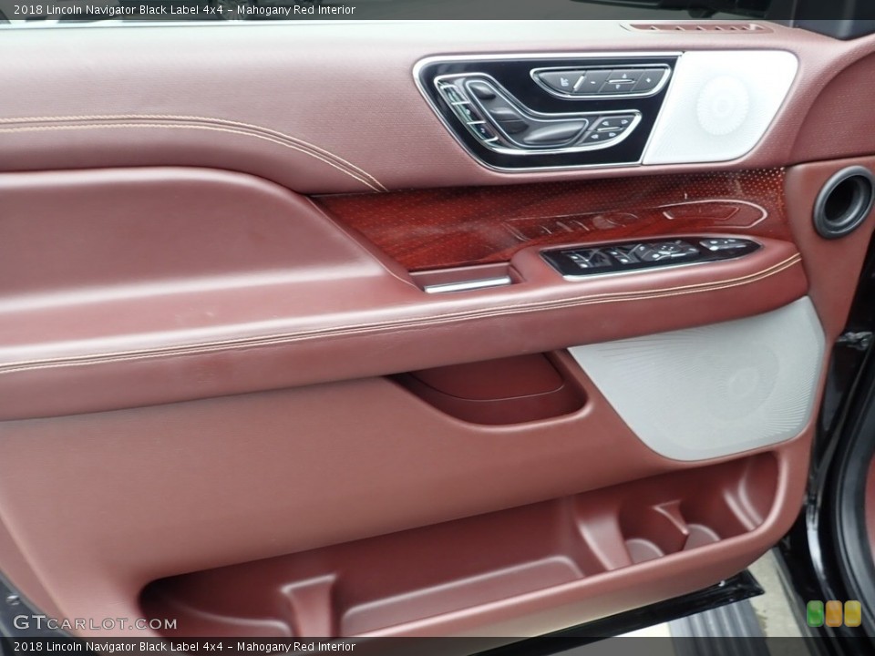 Mahogany Red Interior Door Panel for the 2018 Lincoln Navigator Black Label 4x4 #138256995