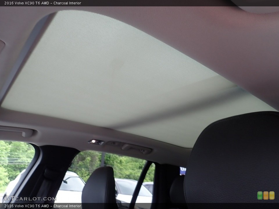 Charcoal Interior Sunroof for the 2016 Volvo XC90 T6 AWD #138257325