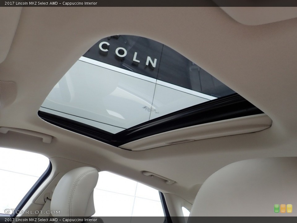 Cappuccino Interior Sunroof for the 2017 Lincoln MKZ Select AWD #138257619