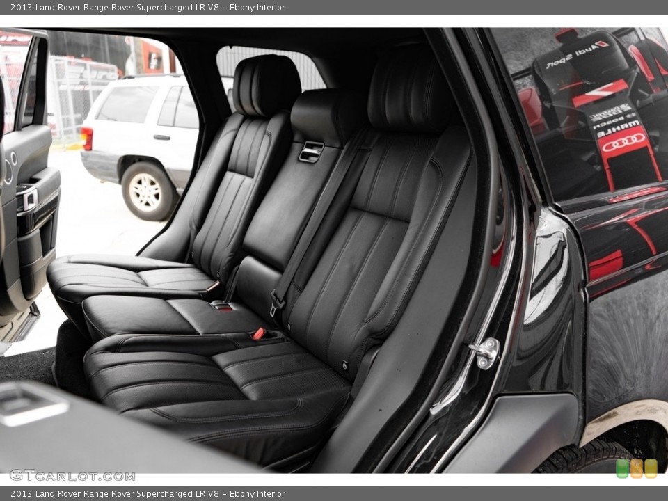 Ebony Interior Rear Seat for the 2013 Land Rover Range Rover Supercharged LR V8 #138260748