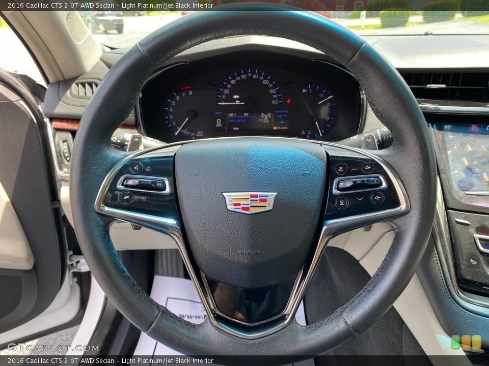 Light Platinum/Jet Black Interior Steering Wheel for the 2016 Cadillac CTS 2.0T AWD Sedan #138260751