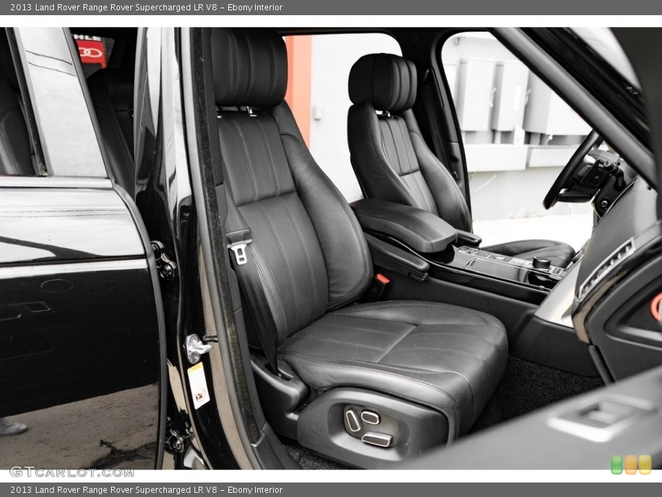 Ebony Interior Front Seat for the 2013 Land Rover Range Rover Supercharged LR V8 #138260757