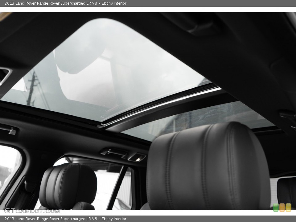 Ebony Interior Sunroof for the 2013 Land Rover Range Rover Supercharged LR V8 #138260775