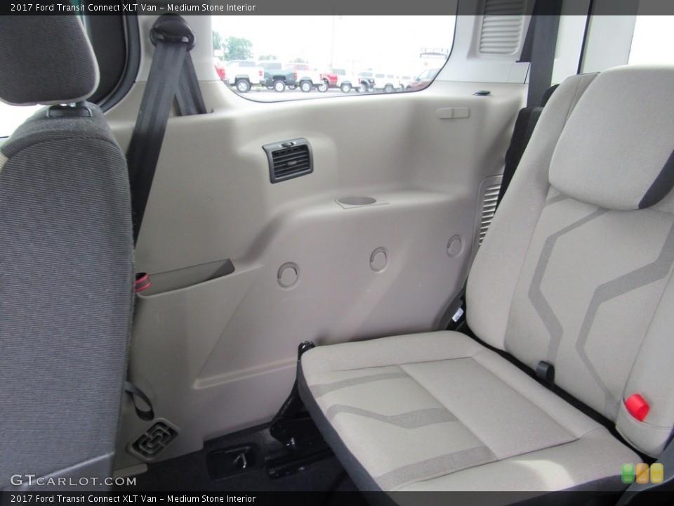 Medium Stone Interior Rear Seat for the 2017 Ford Transit Connect XLT Van #138264401