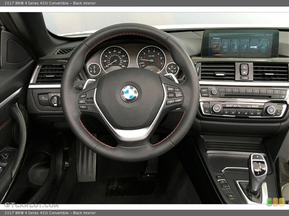 Black Interior Dashboard for the 2017 BMW 4 Series 430i Convertible #138264665