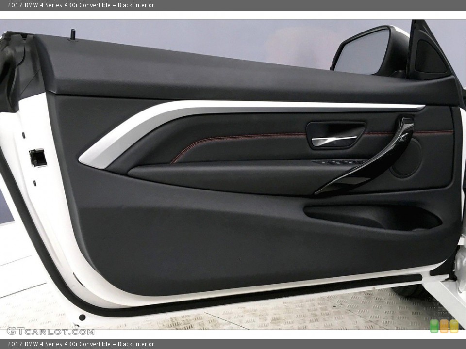 Black Interior Door Panel for the 2017 BMW 4 Series 430i Convertible #138265097