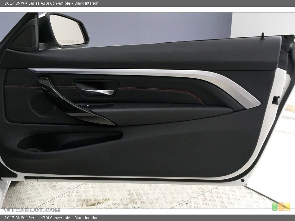 Black Interior Door Panel for the 2017 BMW 4 Series 430i Convertible #138265118