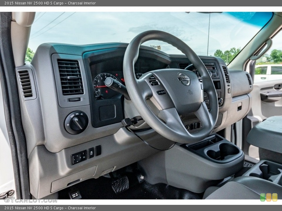 Charcoal Interior Dashboard for the 2015 Nissan NV 2500 HD S Cargo #138267059