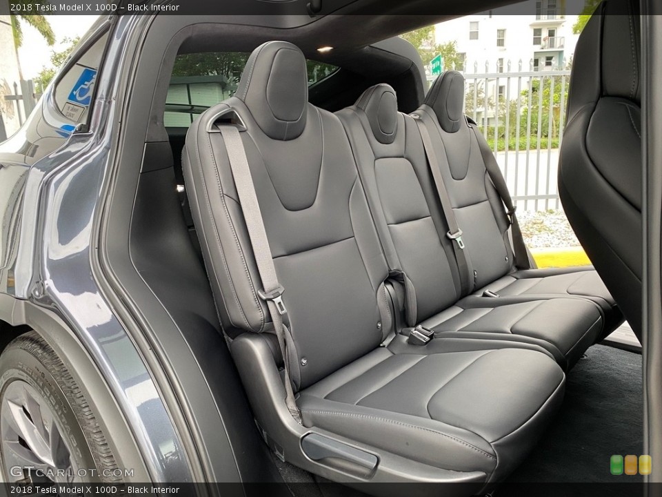 Black Interior Rear Seat for the 2018 Tesla Model X 100D #138268073