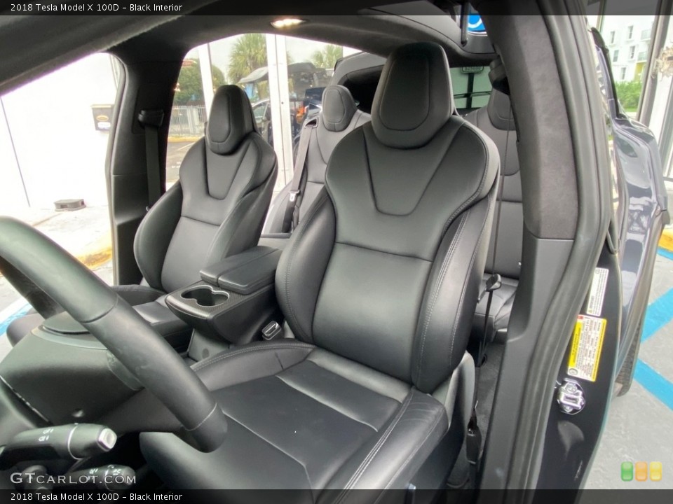Black Interior Front Seat for the 2018 Tesla Model X 100D #138268118