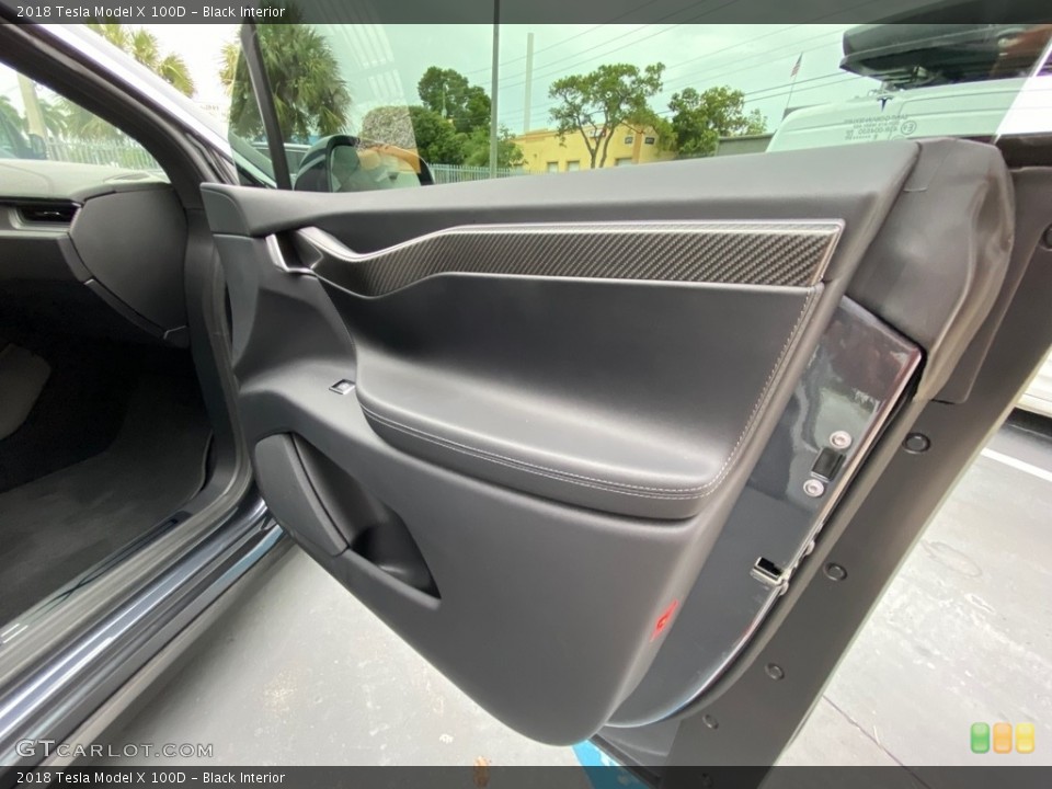 Black Interior Door Panel for the 2018 Tesla Model X 100D #138268142