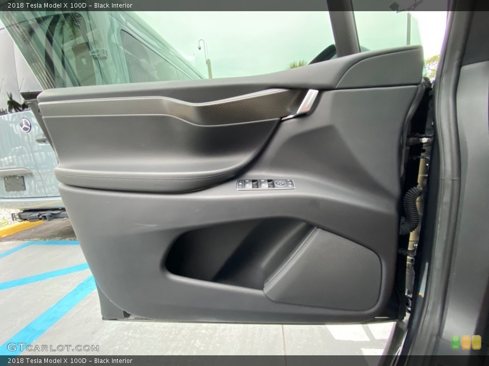 Black Interior Door Panel for the 2018 Tesla Model X 100D #138268151
