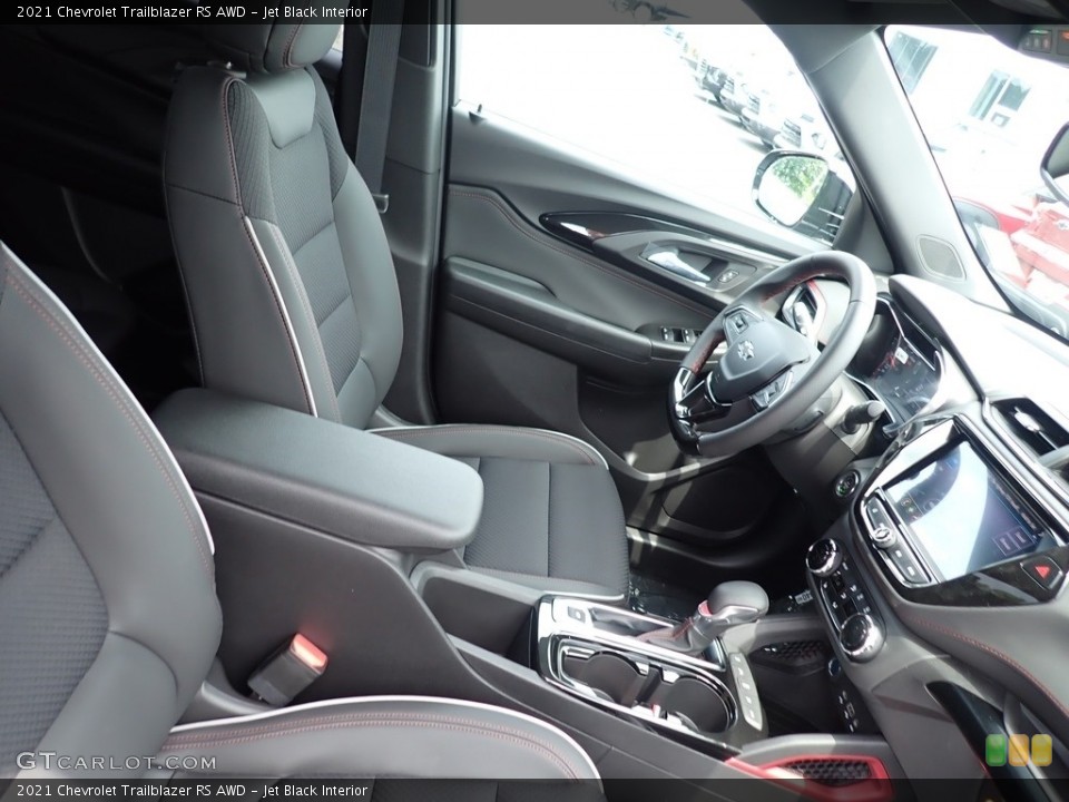 Jet Black Interior Front Seat for the 2021 Chevrolet Trailblazer RS AWD #138268689