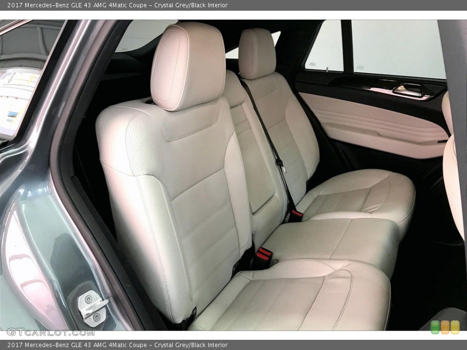 Crystal Grey/Black Interior Rear Seat for the 2017 Mercedes-Benz GLE 43 AMG 4Matic Coupe #138269295
