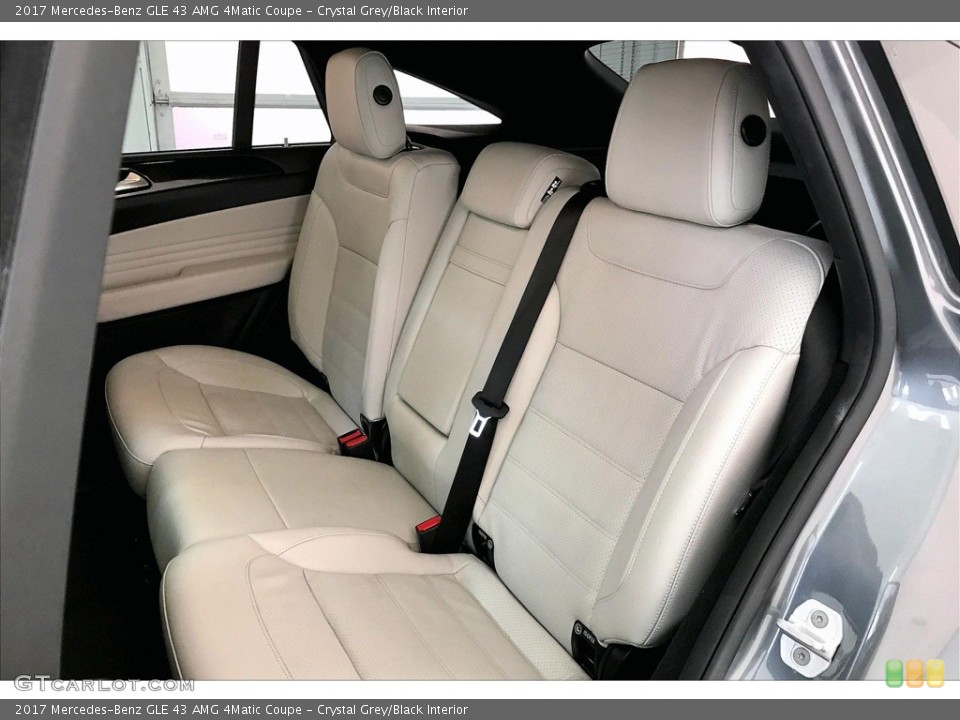 Crystal Grey/Black Interior Rear Seat for the 2017 Mercedes-Benz GLE 43 AMG 4Matic Coupe #138269349