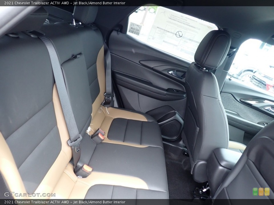 Jet Black/Almond Butter Interior Rear Seat for the 2021 Chevrolet Trailblazer ACTIV AWD #138269388