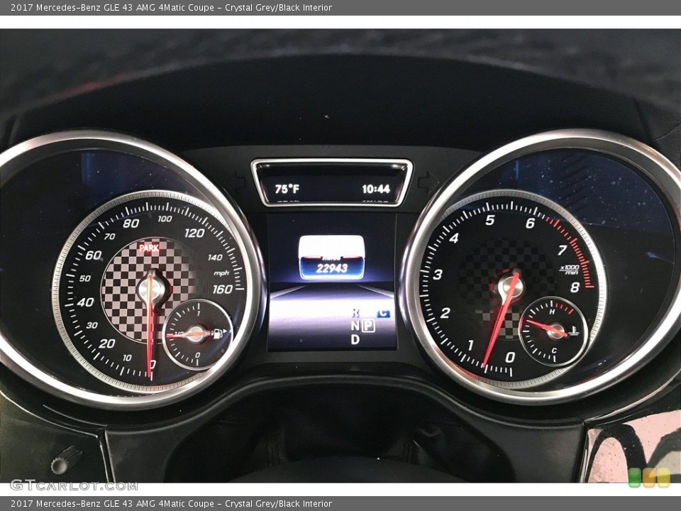 Crystal Grey/Black Interior Gauges for the 2017 Mercedes-Benz GLE 43 AMG 4Matic Coupe #138269469