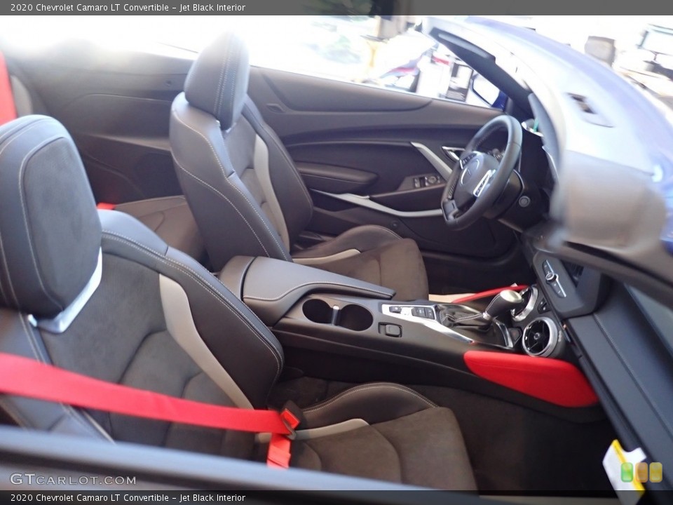 Jet Black Interior Front Seat for the 2020 Chevrolet Camaro LT Convertible #138276038