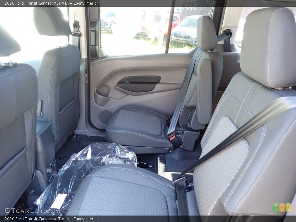 Ebony Interior Rear Seat for the 2020 Ford Transit Connect XLT Van #138277656