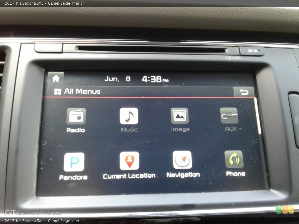 Camel Beige Interior Controls for the 2017 Kia Sedona SXL #138278456