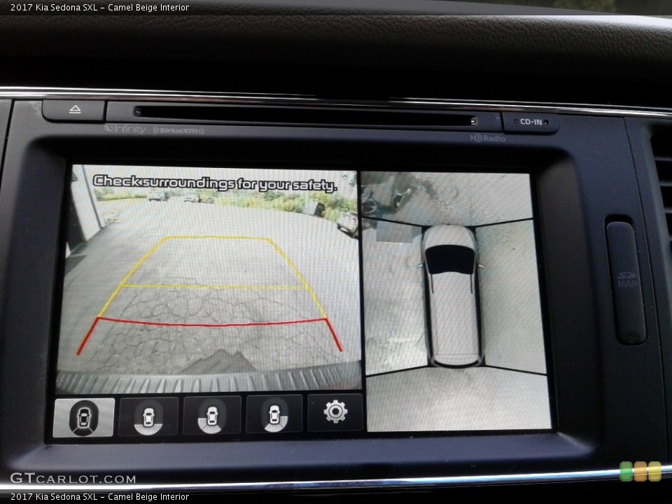 Camel Beige Interior Controls for the 2017 Kia Sedona SXL #138278495