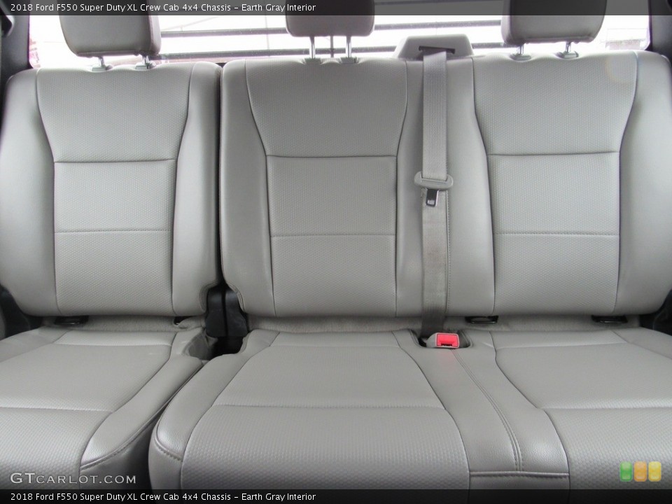 Earth Gray Interior Rear Seat for the 2018 Ford F550 Super Duty XL Crew Cab 4x4 Chassis #138278978