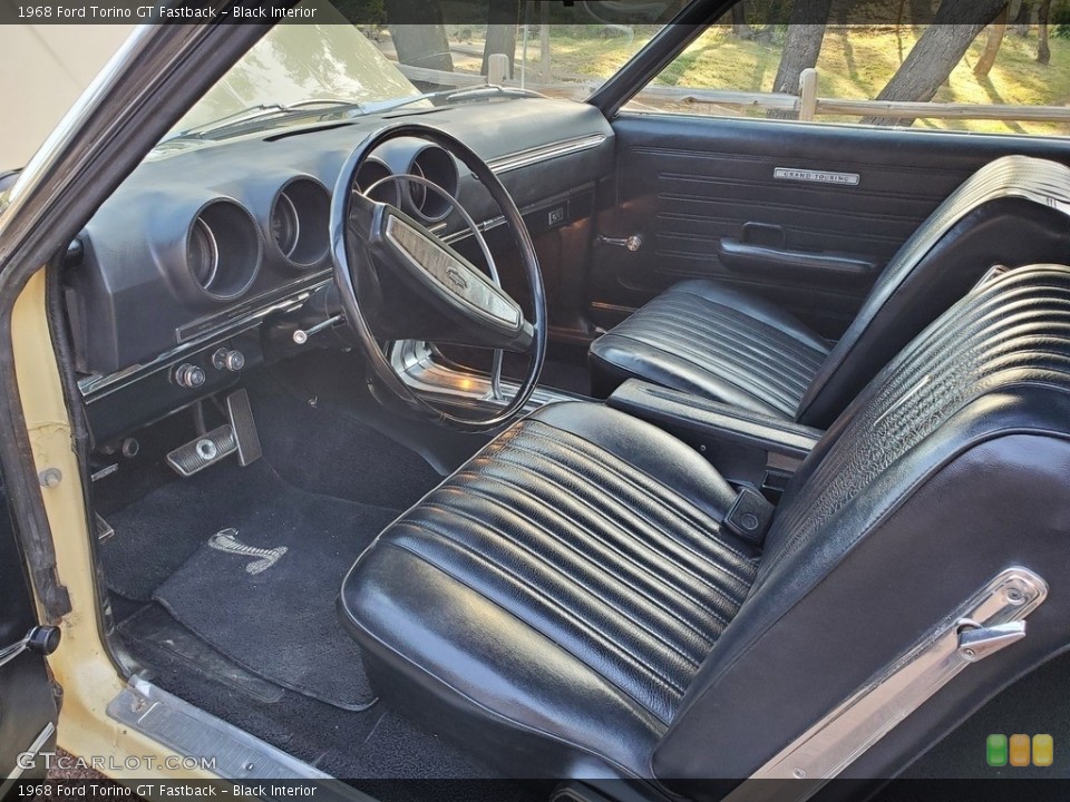 Black Interior Photo for the 1968 Ford Torino GT Fastback #138281189