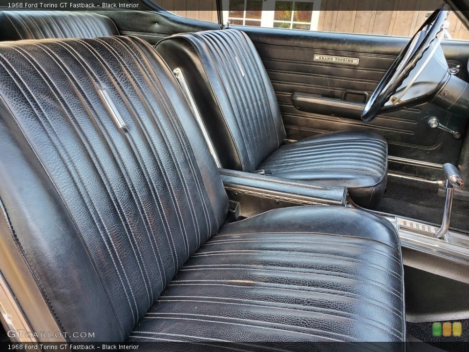 Black 1968 Ford Torino Interiors