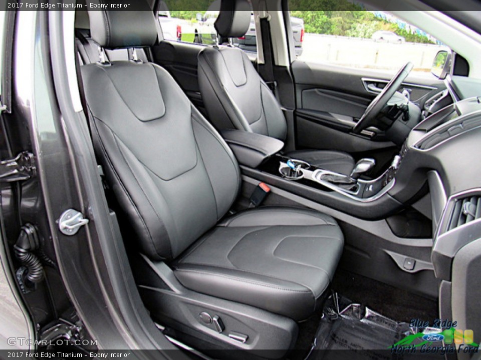 Ebony Interior Photo for the 2017 Ford Edge Titanium #138281747