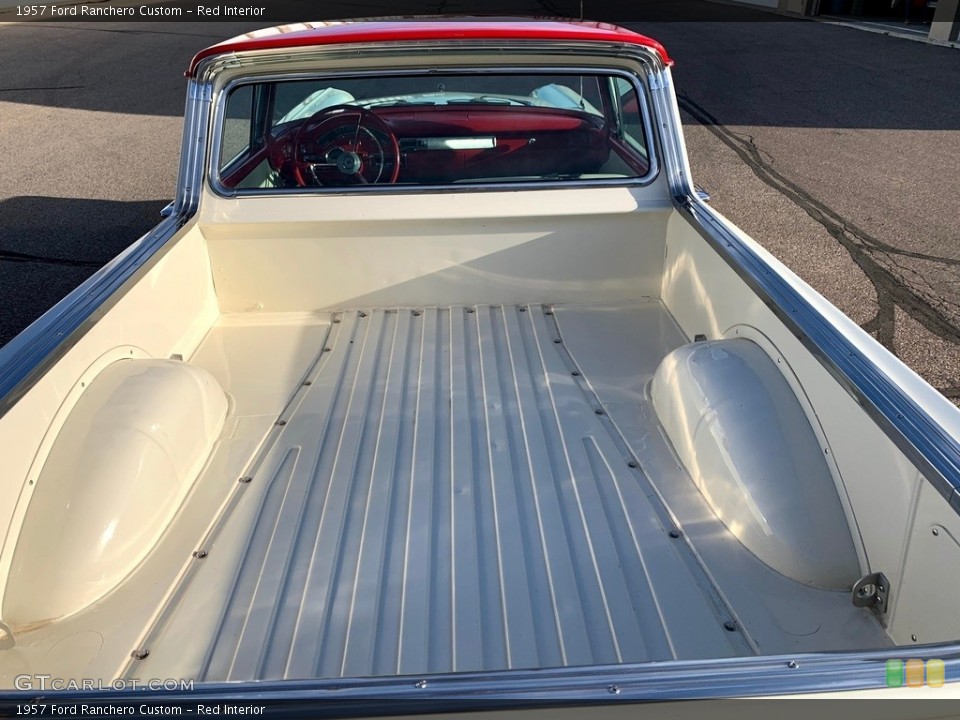 Red Interior Trunk for the 1957 Ford Ranchero Custom #138284211