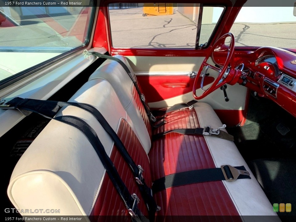 Red 1957 Ford Ranchero Interiors