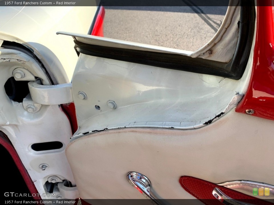 Red Interior Door Panel for the 1957 Ford Ranchero Custom #138284400
