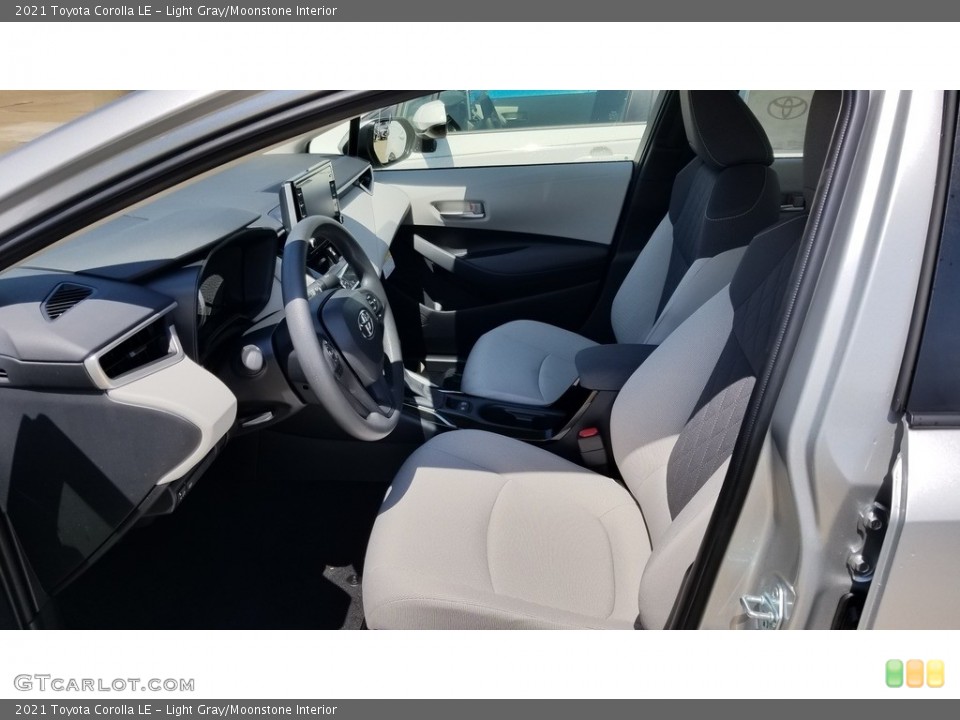 Light Gray/Moonstone Interior Photo for the 2021 Toyota Corolla LE #138284934