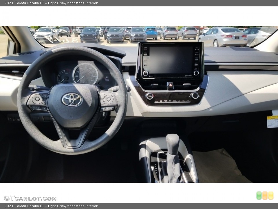 Light Gray/Moonstone Interior Dashboard for the 2021 Toyota Corolla LE #138284970