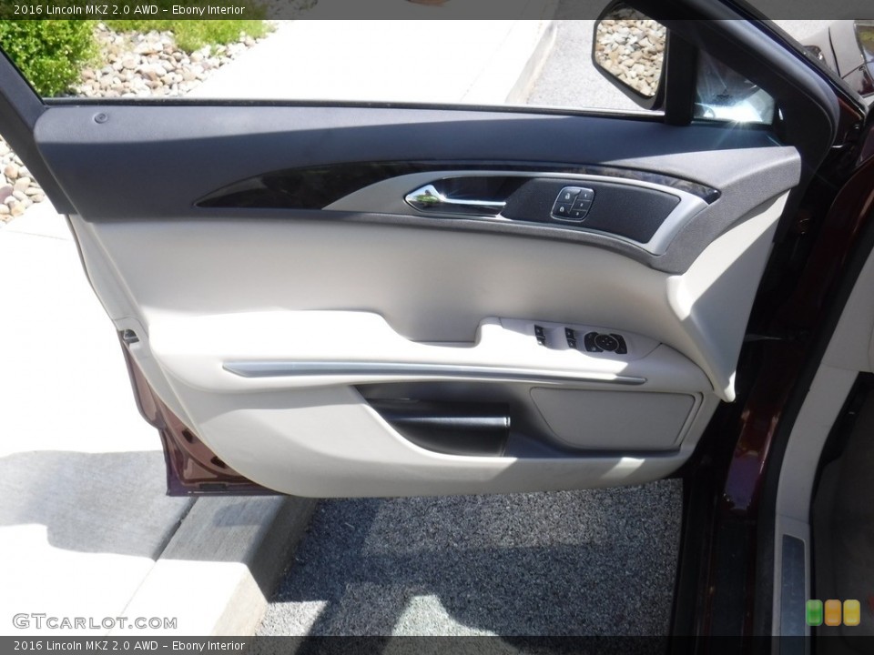 Ebony Interior Door Panel for the 2016 Lincoln MKZ 2.0 AWD #138285549