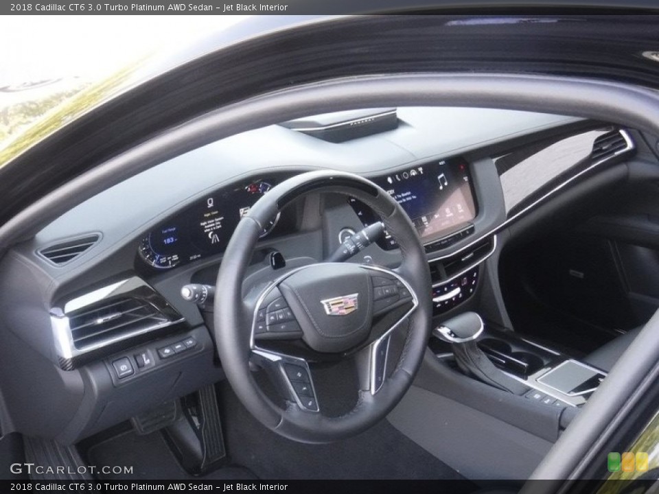 Jet Black Interior Dashboard for the 2018 Cadillac CT6 3.0 Turbo Platinum AWD Sedan #138286242