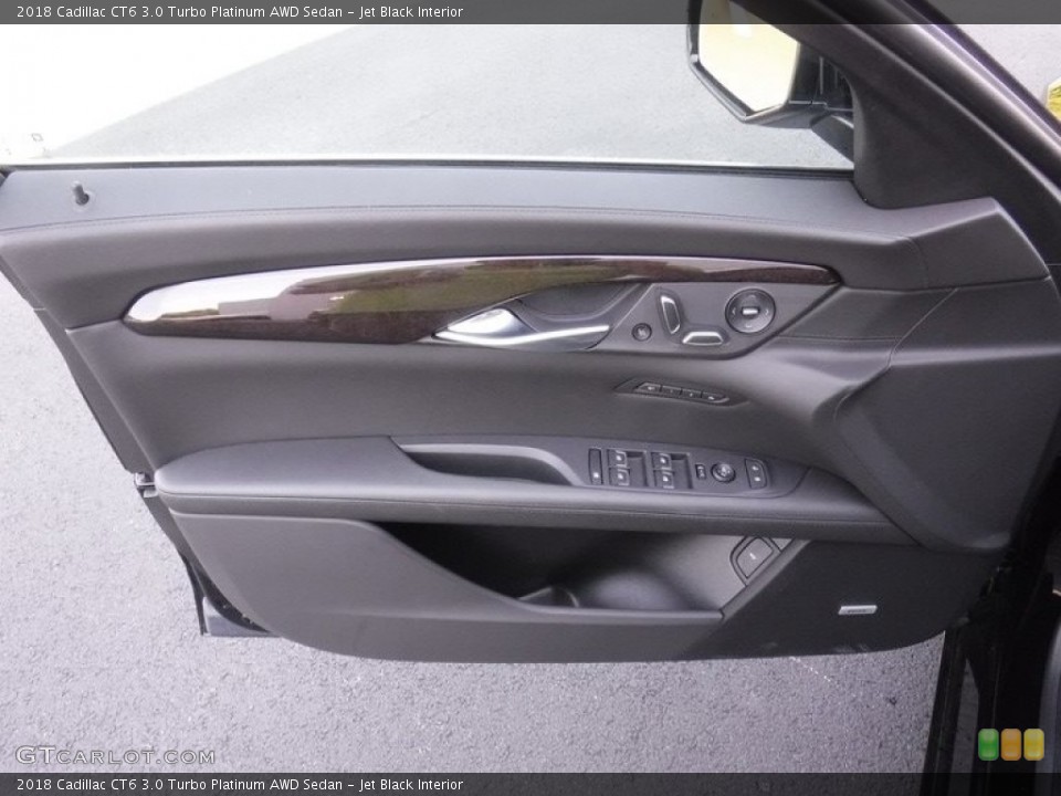 Jet Black Interior Door Panel for the 2018 Cadillac CT6 3.0 Turbo Platinum AWD Sedan #138286263