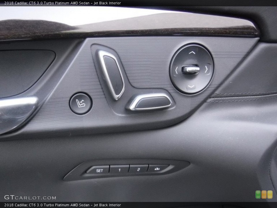 Jet Black Interior Controls for the 2018 Cadillac CT6 3.0 Turbo Platinum AWD Sedan #138286272