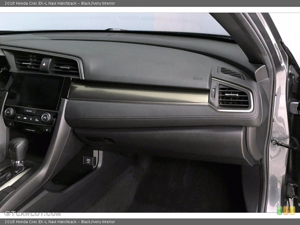 Black/Ivory Interior Dashboard for the 2018 Honda Civic EX-L Navi Hatchback #138286365
