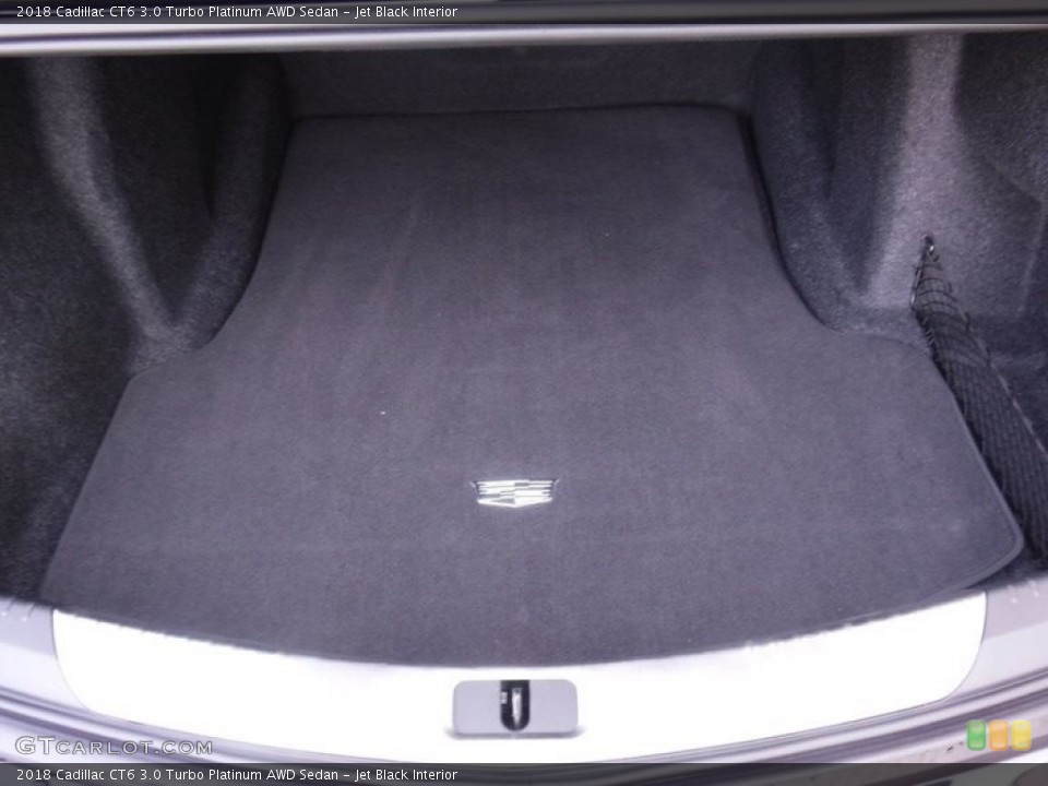 Jet Black Interior Trunk for the 2018 Cadillac CT6 3.0 Turbo Platinum AWD Sedan #138286662