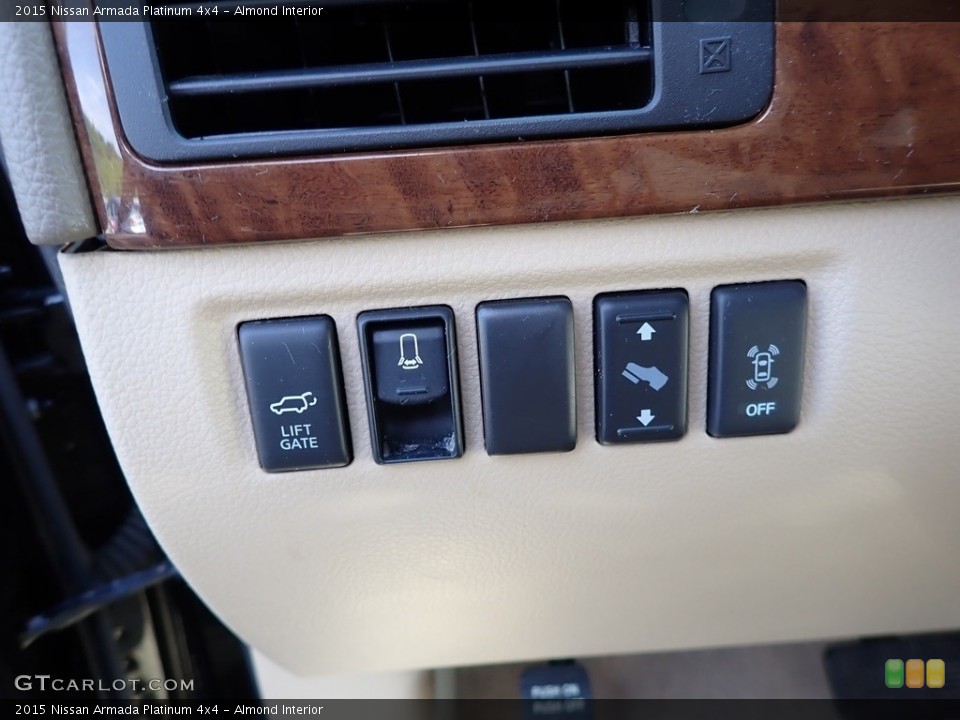 Almond Interior Controls for the 2015 Nissan Armada Platinum 4x4 #138287715