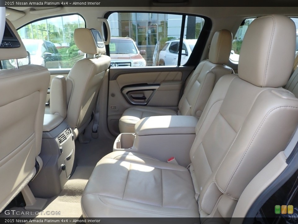Almond Interior Rear Seat for the 2015 Nissan Armada Platinum 4x4 #138287760