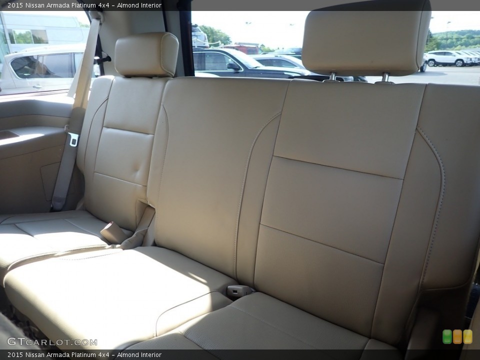 Almond Interior Rear Seat for the 2015 Nissan Armada Platinum 4x4 #138287784