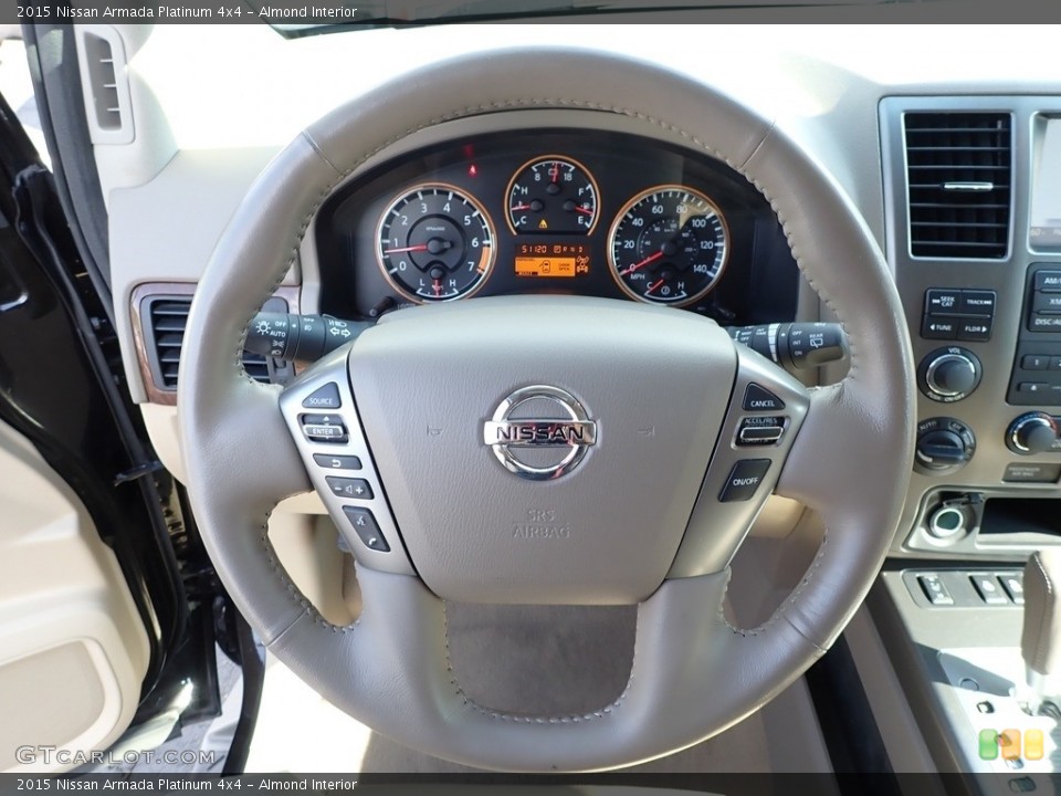Almond Interior Steering Wheel for the 2015 Nissan Armada Platinum 4x4 #138287901