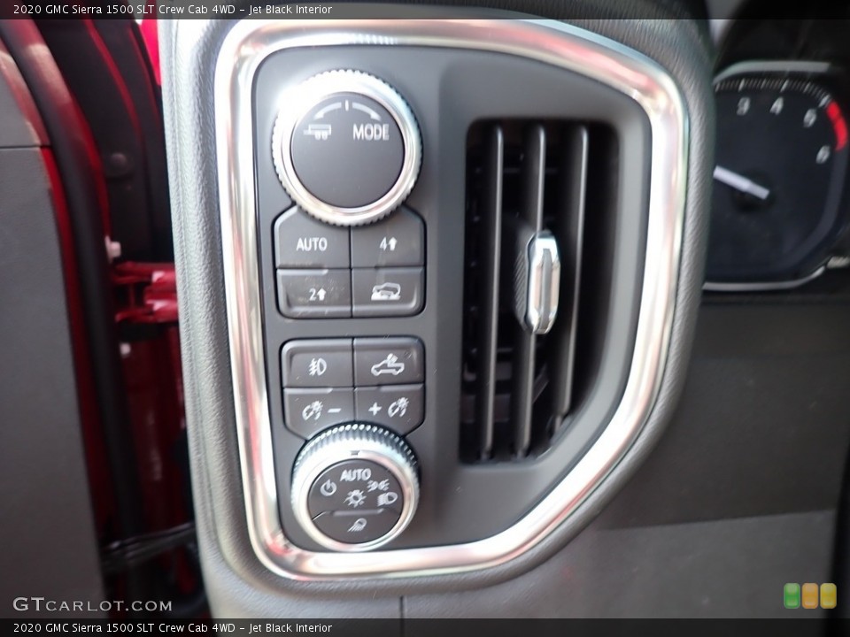 Jet Black Interior Controls for the 2020 GMC Sierra 1500 SLT Crew Cab 4WD #138288894