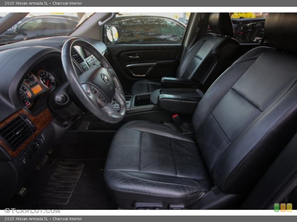 Charcoal Interior Front Seat for the 2015 Nissan Armada SL #138289566